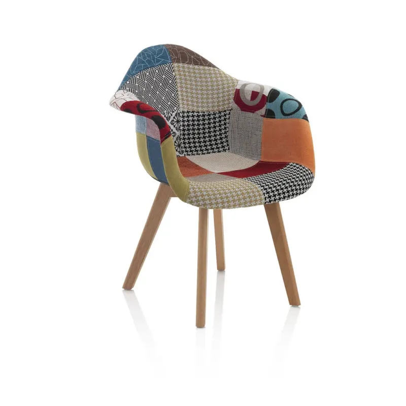 Set 2 Poltrone patchwork KARIMA