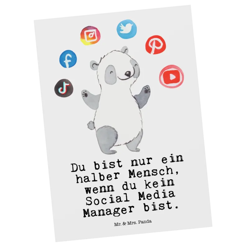 Postkarte Social Media Manager Herz|p:1181236|h:668b42a5777438f20f0ea0712501d840