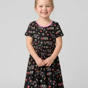 First Day Fun 2026 Bamboo Twirl Dress