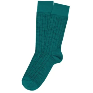 Chaussettes Homme Laine et Coton Bleu 2