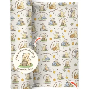 Kind Words Are Like Honey Custom Name swaddle blanket