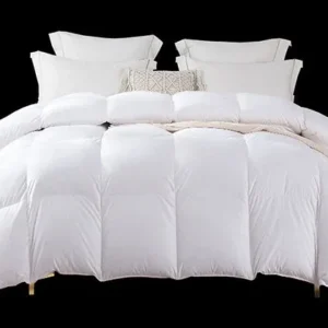 Bed and Bath Classic Polish White Goose Down Duvet – 950 Loft, 500TC Cotton