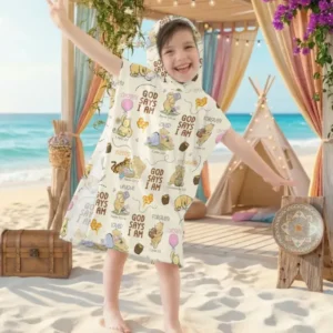 God Says I Am – Little Blessings Bamboo Swim Poncho