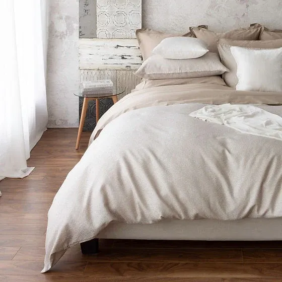 Rio Jacquard Duvet Cover – Pearl – 100% Giza Long-Staple Cotton | St Genève