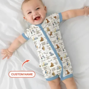 Custom Name God Says I Am Classic Bear Bamboo Shorty Zippy