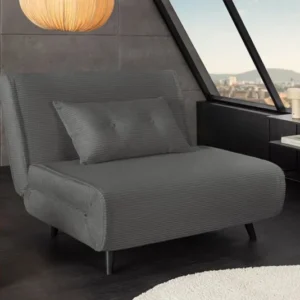 SMART MULTIFUNCTION Retro Schlafsessel 100cm Cord Bettfunktion inkl. Kissen