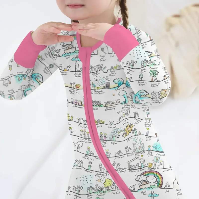 Bible Story Journey Family Matching Bamboo Convertible Zippy