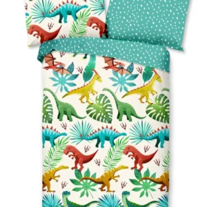 Kinderbettwäsche Dinos Bettwäsche-Set