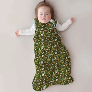 Green Soccer All-Star Bamboo Sleep Bag