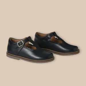 Mädchen-Riemchenschuhe aus Leder
