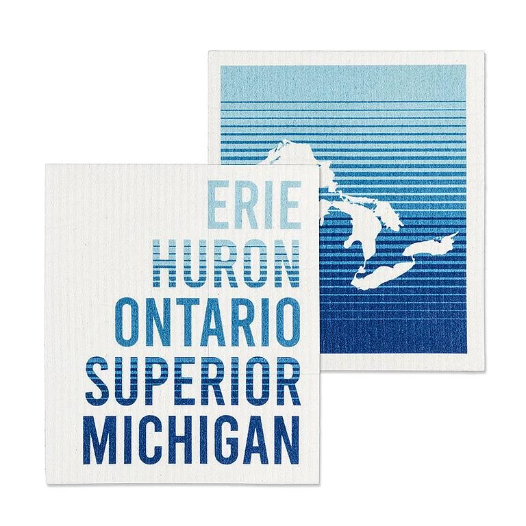 The Amazing Swedish Dishcloth Great Lakes Set of 2