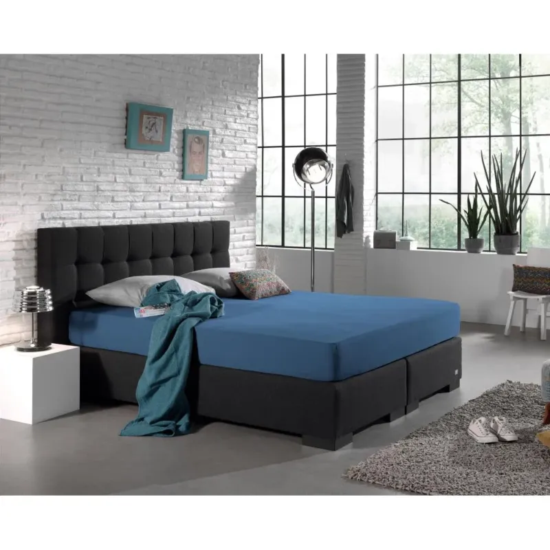 Spannbettlaken DOPPEL-JERSEY-SPANNBETTLAKEN aus 100% Baumwolle