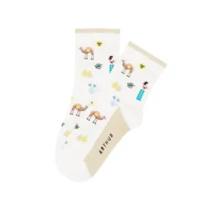 Chaussettes cléopatre Ecru 1