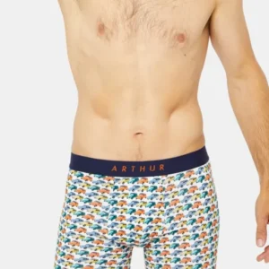 Boxer Homme 2CV Blanc et Ivoire 8