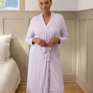 Misty Lavender Bamboo Women Robe