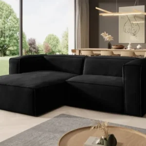 Designer Ecksofa Comfy Mini in Samt