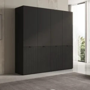 Moduro Elen – Zweimoduliger Kleiderschrank mit strukturierter Front