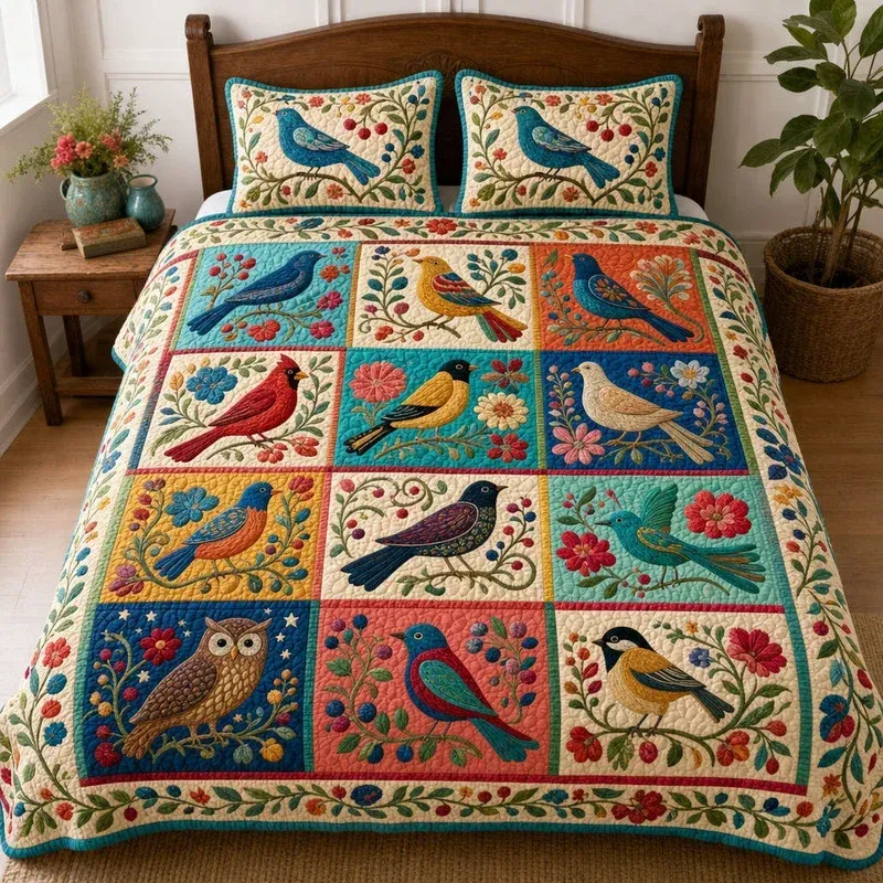 Country Pasture Bamboo Quilt Bedding Set