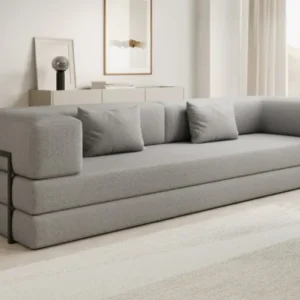 Designer Sofa Lazy 3 Sitzer XXL in Bouclé