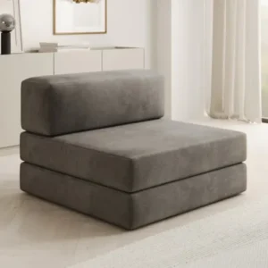 Designer Sofa Mittelmodul Lazy in Samt
