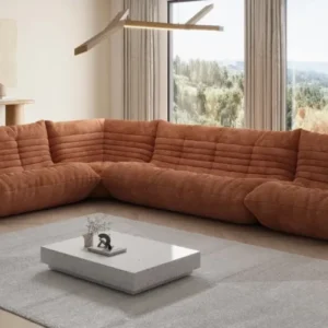 Designer Ecksofa Wohnlandschaft Calmo in Cord