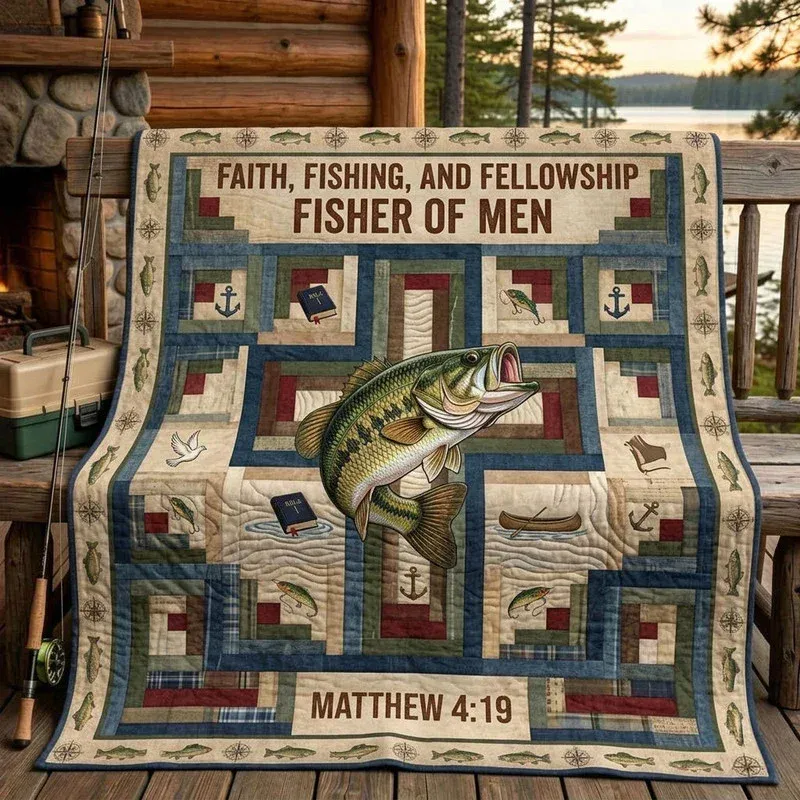 Fisher Of Men Bamboo Quilt Blanket