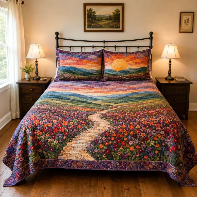 Golden Fields Bamboo Quilt Bedding Set