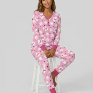 Custom Name Rookie of The Year Matching Bamboo Women Pajama Set