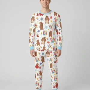 Best Daddy Bear Ever Family Matching Bamboo Men's Pajama Set