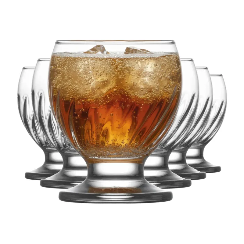 LAV Nectar Softdrinkgläser mit Fuß 215 ml im 6er Set