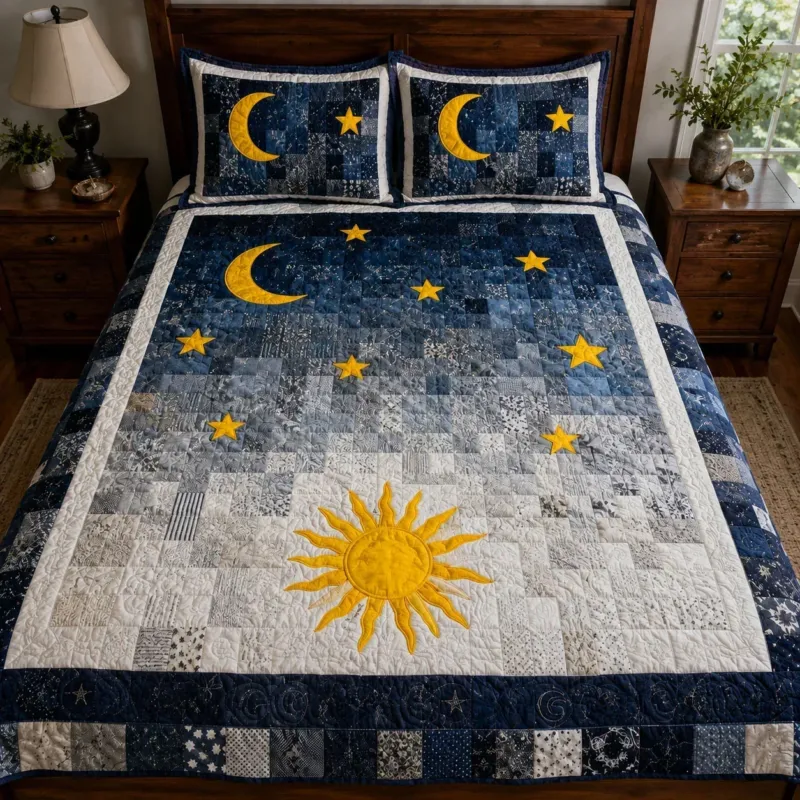 Lunar Dream Bamboo Quilt Bedding Set
