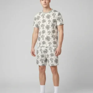 Camo God is Good Family Matching Bamboo Men Short Sleeve Short Pajama Set