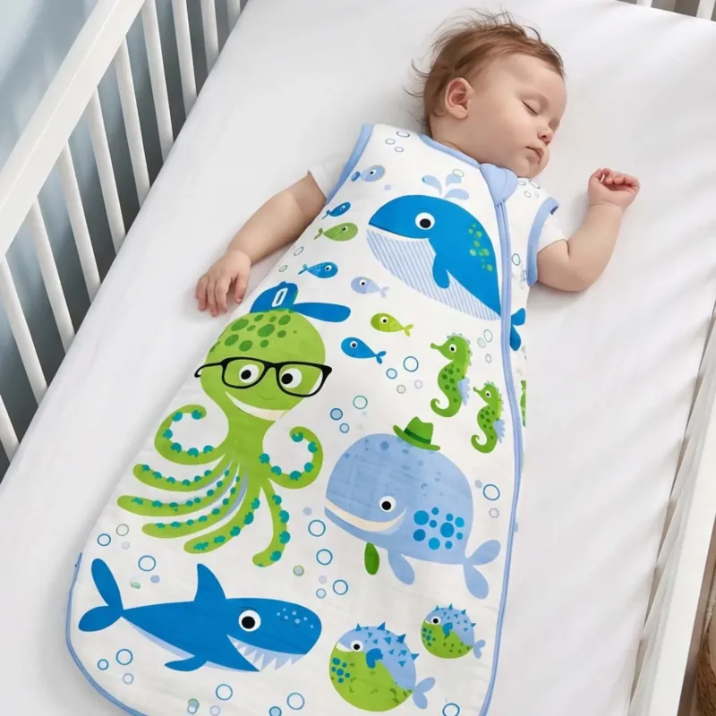 Playful Ocean Pals Bamboo Sleep Bag