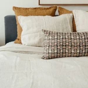 Lina Linen Duvet Cover & Shams Set Chambray