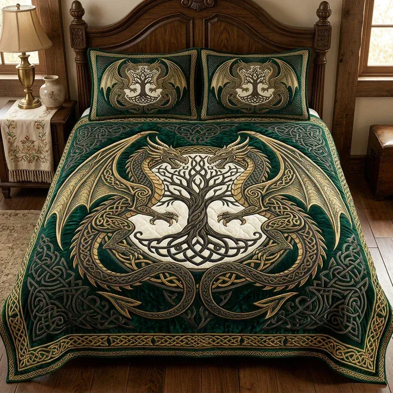 Sovereign Shield Bamboo Quilt Bedding Set