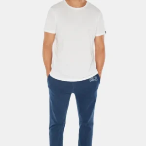 Tee-shirt Homme en coton pima Blanc et Ivoire 1