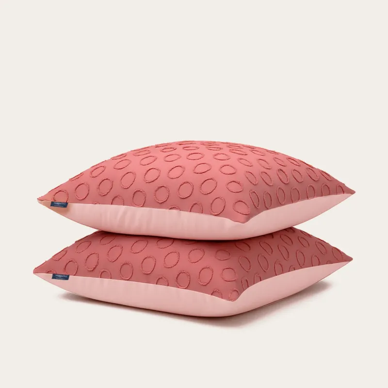 Kussenslopen | Tufted | Blushed Pink | Set van 2