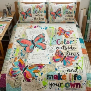 Unbound Butterfly Bamboo Quilt Bedding Set