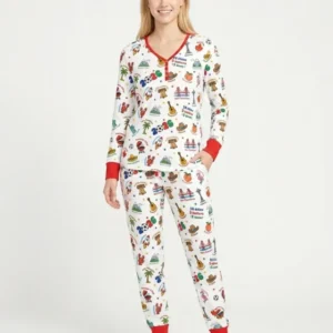 Soccer Cup Host Cities 2026 Bamboo Women Pajama Set