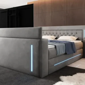 Boxspringbett Divalo mit TV Lift und Stauraum - Luxusbetten24
