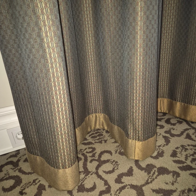 Luxus Vorhänge Gardinen Set 341x369 Hotel Atlantic Hamburg Golden