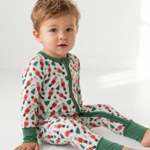 Green Nutcracker Holiday March Bamboo Convertible Zippy