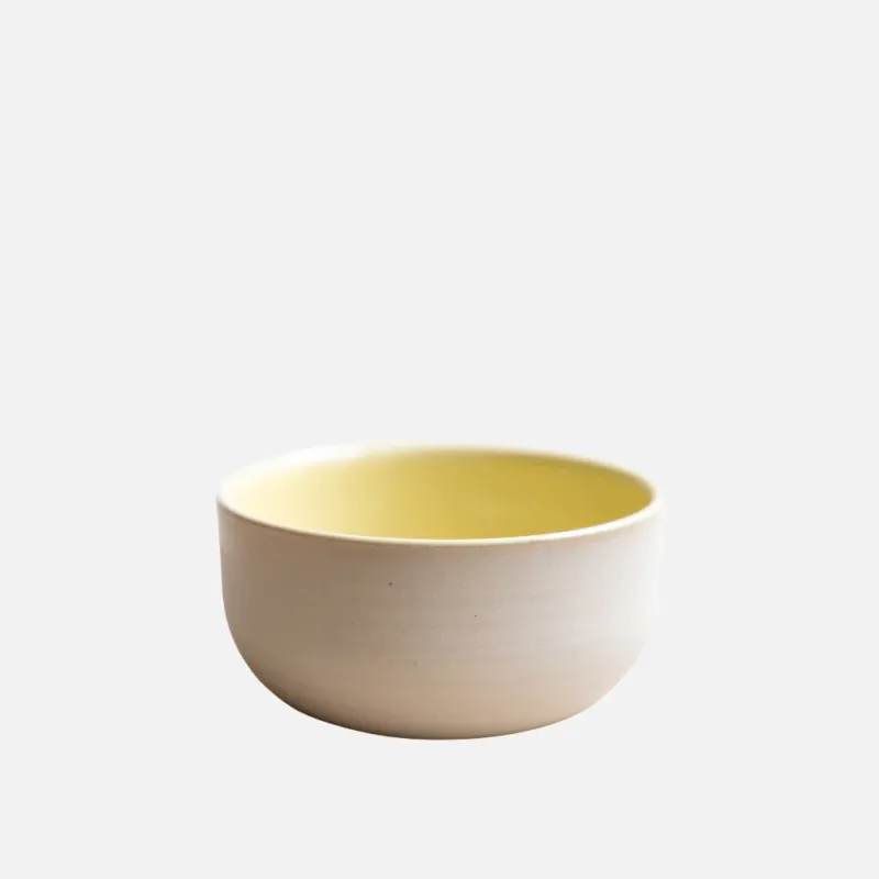 KUMO Cappuccino Tasse Gelb – handgemachte Keramik für Cappuccino und Milchkaffee