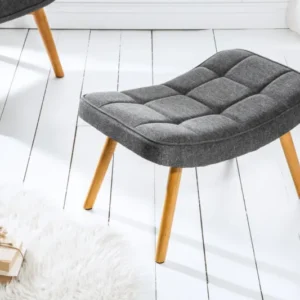 SCANDINAVIA Design Hocker Massivholz Scandinavian Design Fußhocker