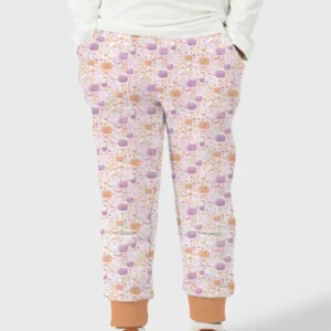 Pastel Pumpkins and Ghosts Bamboo Jogger