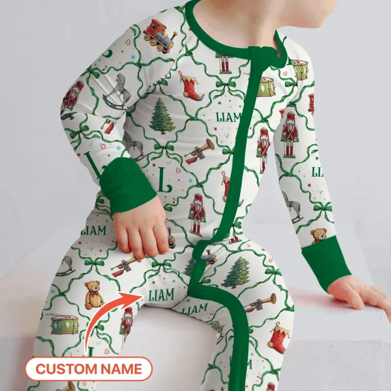 Vintage Christmas Toy Custom Name Boy Convertible Zippy , Vintage Christmas Toy Custom Name Boy Convertible Zippy - 0-3M