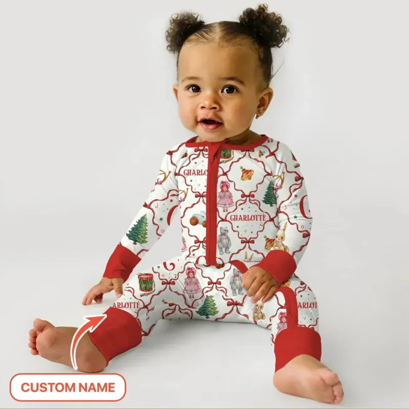 Vintage Christmas Toy Custom Name Girl Convertible Zippy , Vintage Christmas Toy Custom Name Girl Convertible Zippy - 0-3M