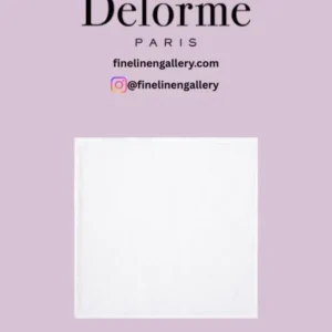 Soft Yves Delorme Etoile washcloth with plush cotton texture, perfect for luxurious bath or bed linen collection.